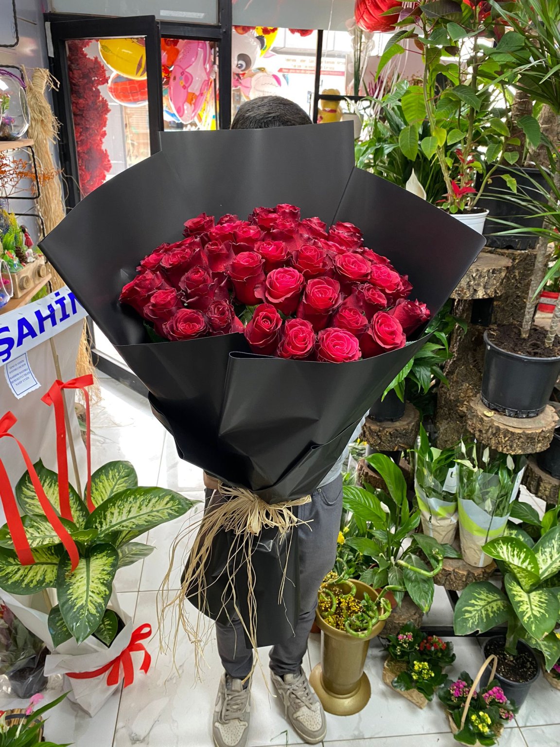 Büyük Boy 101 Gül Buketi