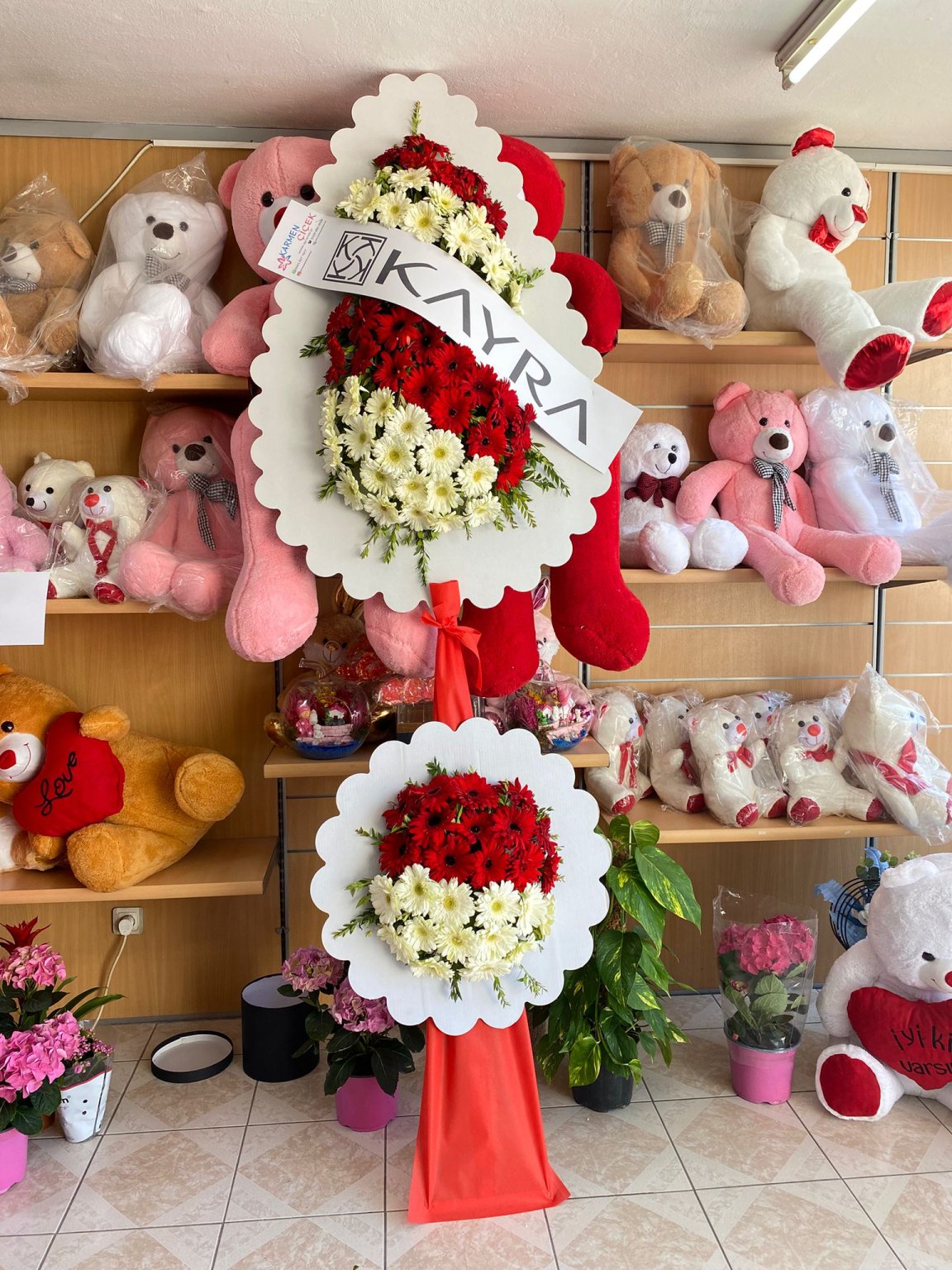 Büyük Boy Çift Katlı Çelenk