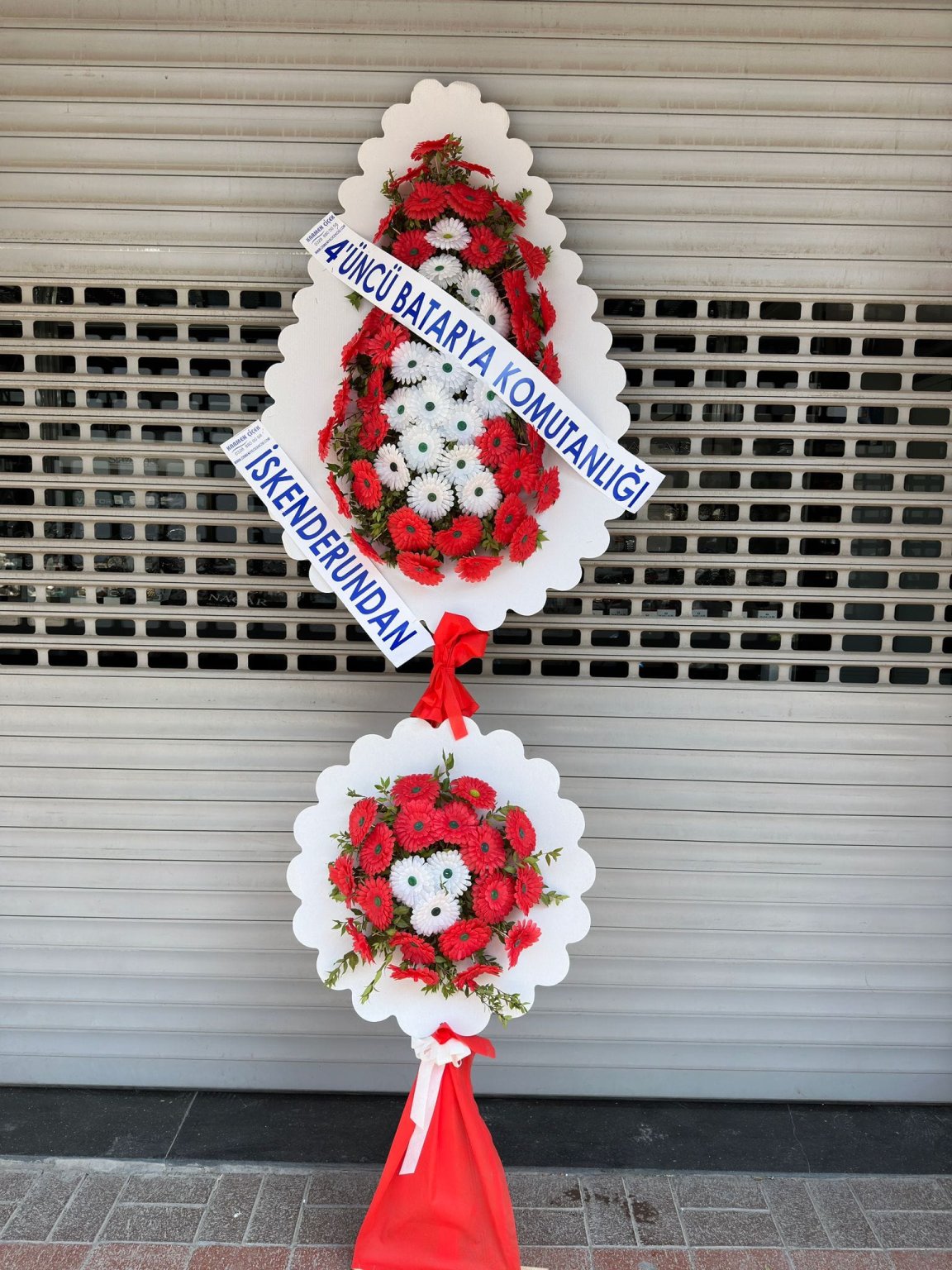 Çiftli Büyük Boy Çelenk